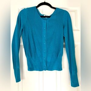 Cabi Turquoise Cardigan